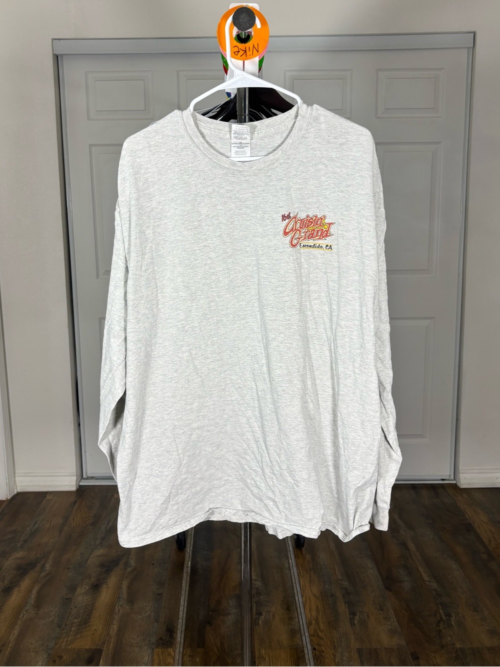 Classic Gray Long Sleeve Graphic Tee
